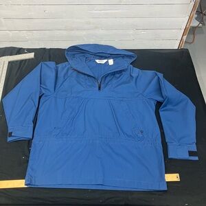 Vintage Woolworth Blue Hooded Pullover Jacket